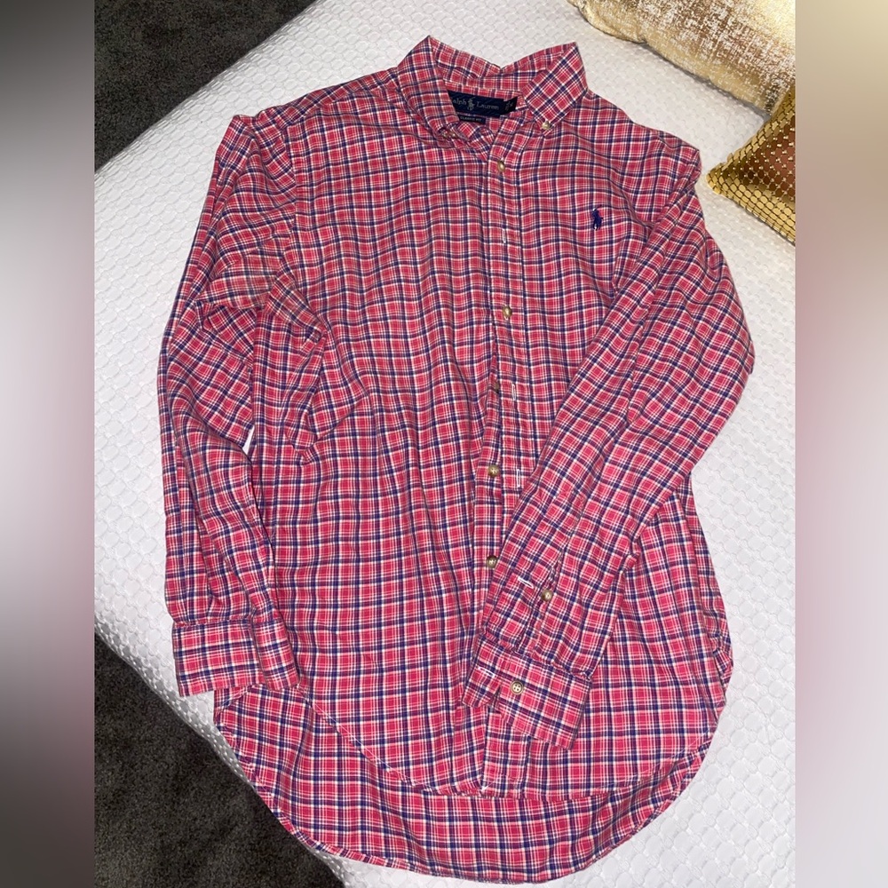 Ralph Lauren Polo - Plaid - Sized Medium - Classic Fit